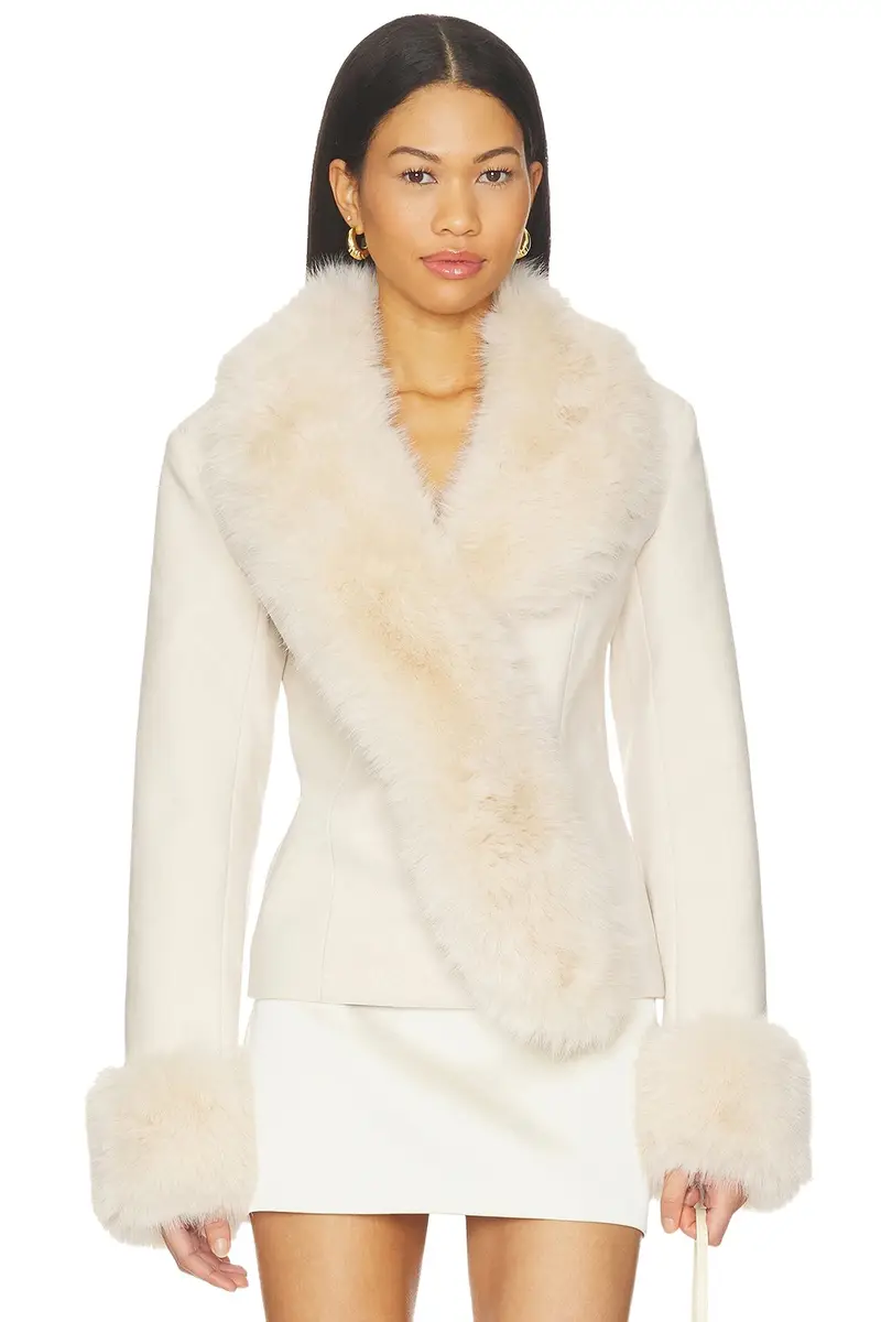 Maeve Faux Fur Jacket