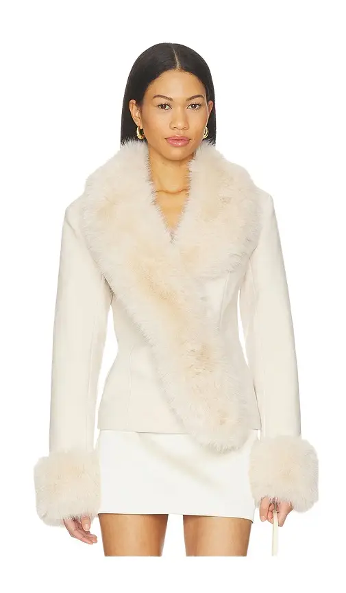 Maeve Faux Fur Jacket
