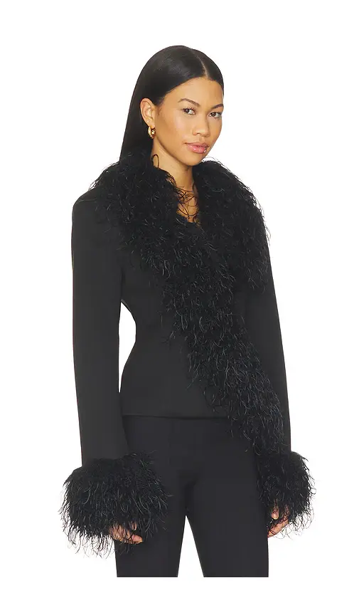 OW Collection Remy Faux Fur Jacket | Thumbnail 2 OW Collection Remy Faux Fur Jacket | Thumbnail 2