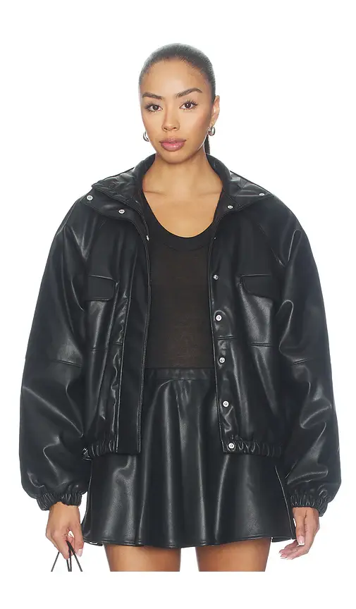 Lovers and Friends Jordan Faux Leather Jacket | Thumbnail 2 Lovers and Friends Jordan Faux Leather Jacket | Thumbnail 2