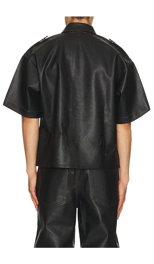 Pas Une Marque Leather Shirt | Thumbnail 2 Pas Une Marque Leather Shirt | Thumbnail 2