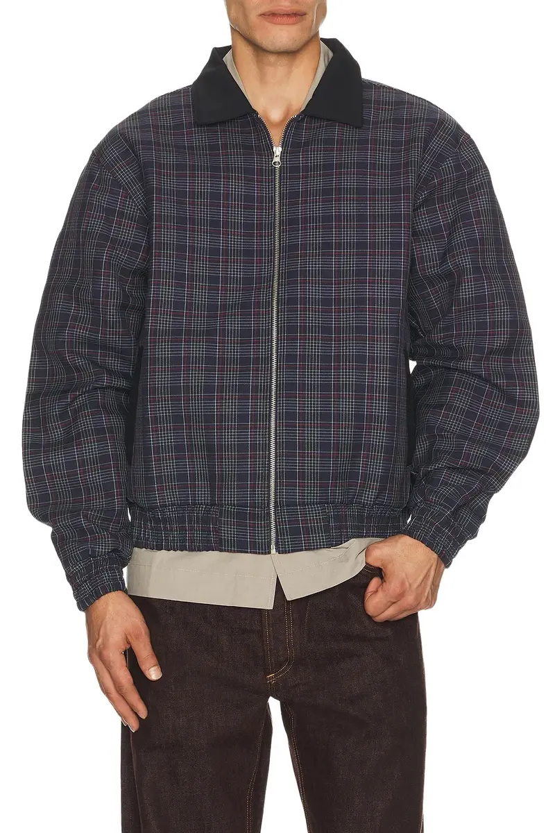 Plaid Bomber Jacket Plaid Bomber Jacket
