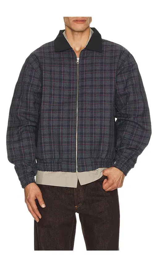 Plaid Bomber Jacket Plaid Bomber Jacket
