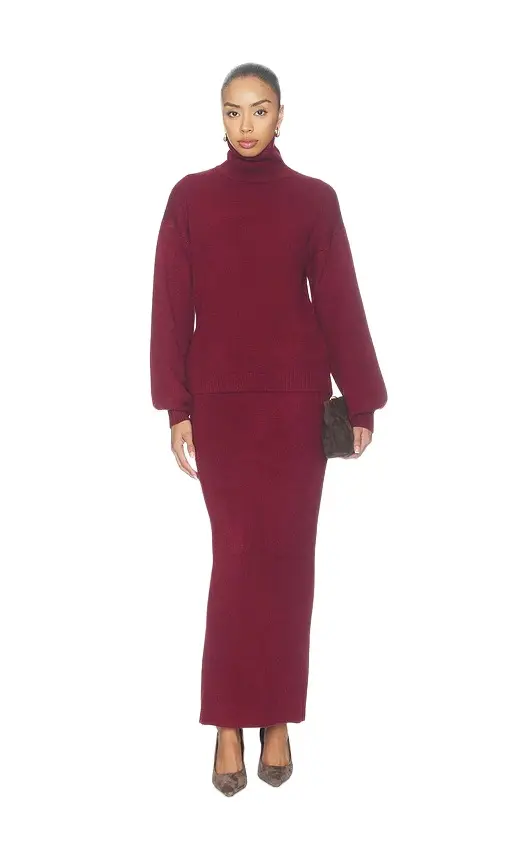 Stevie Knit Maxi Skirt Set