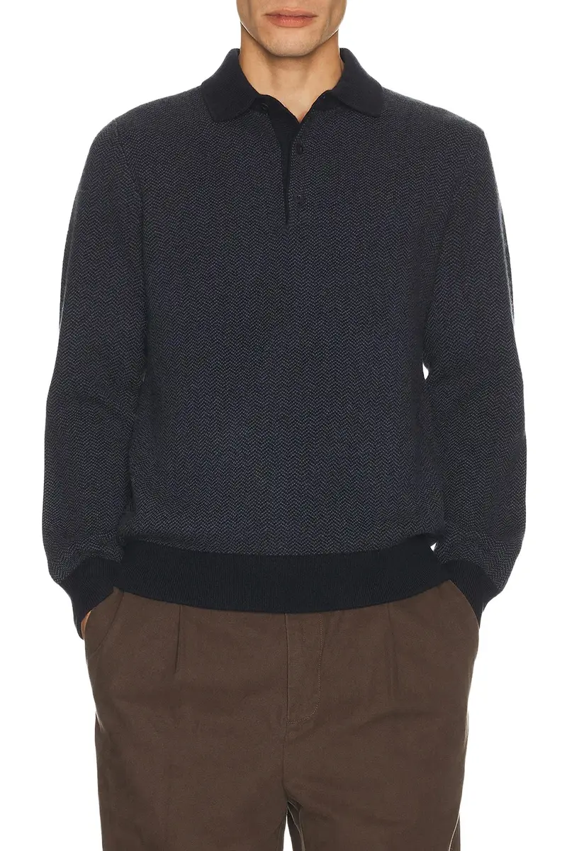 Long Sleeve Polo Sweater Long Sleeve Polo Sweater