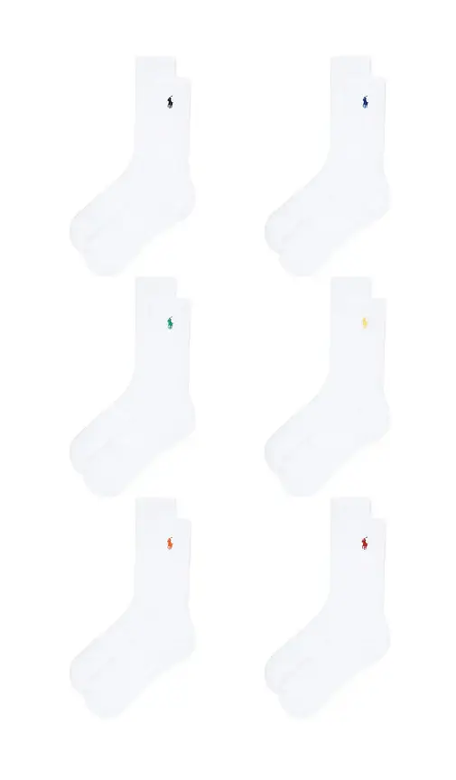 Polo Ralph Lauren Performance Solid Socks 6-Pack | Thumbnail 2 Polo Ralph Lauren Performance Solid Socks 6-Pack | Thumbnail 2