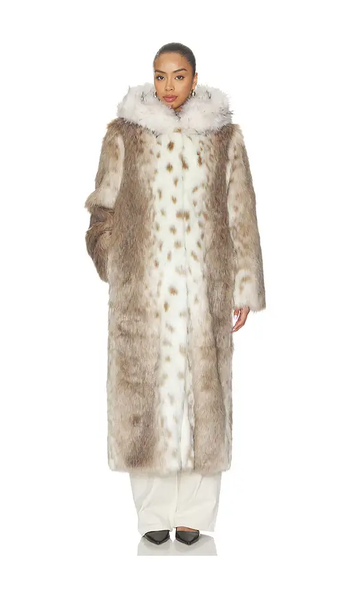 Ducie Dina Long Faux Fur Coat | Thumbnail 2 Ducie Dina Long Faux Fur Coat | Thumbnail 2