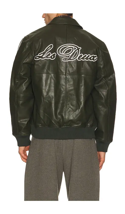 Les Deux Leather Varsity | Thumbnail 2 Les Deux Leather Varsity | Thumbnail 2
