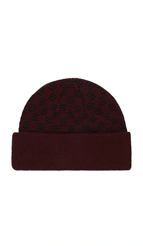 Autumn Headwear Squared Fleece Lined Beanie | Thumbnail 2