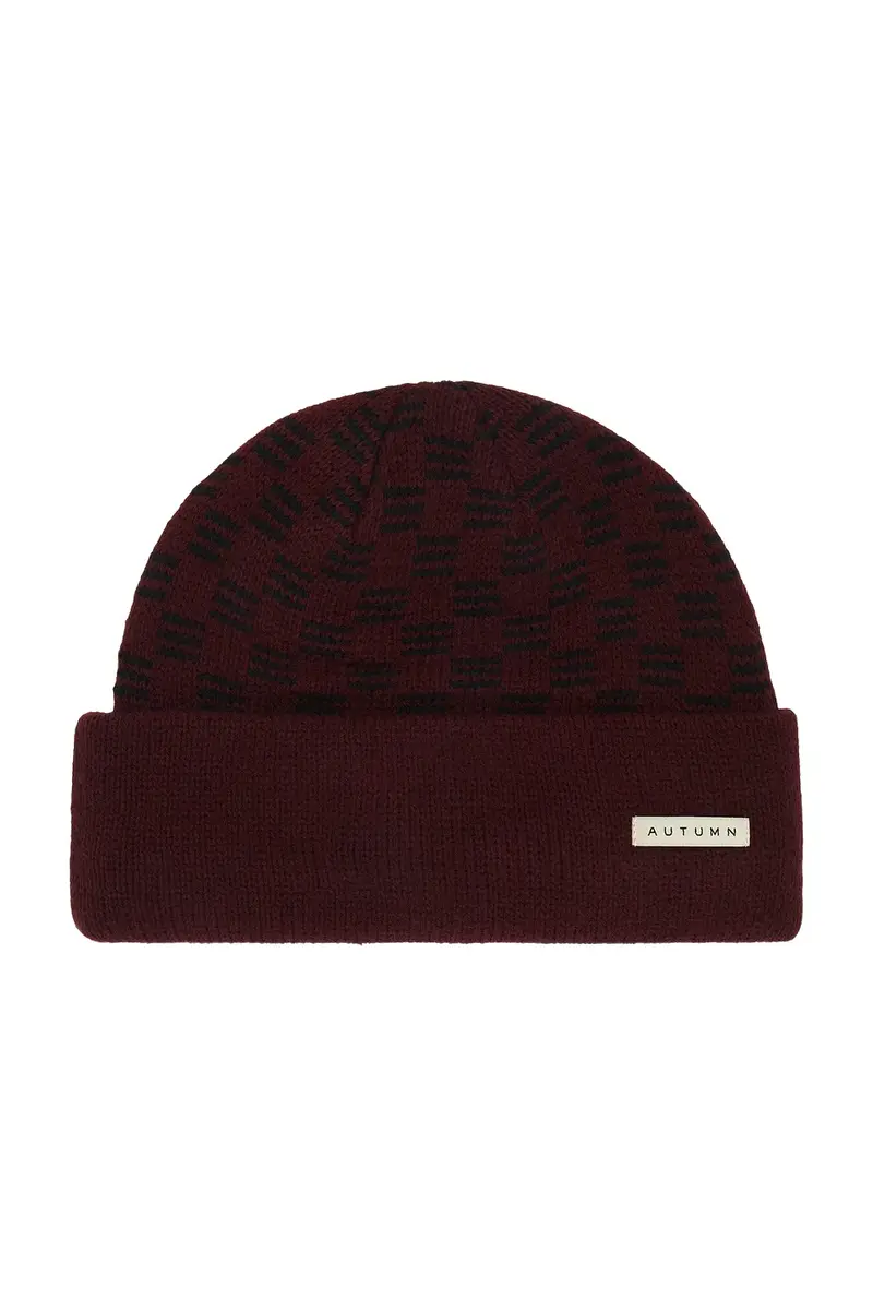 Autumn Headwear Squared Fleece Lined Beanie