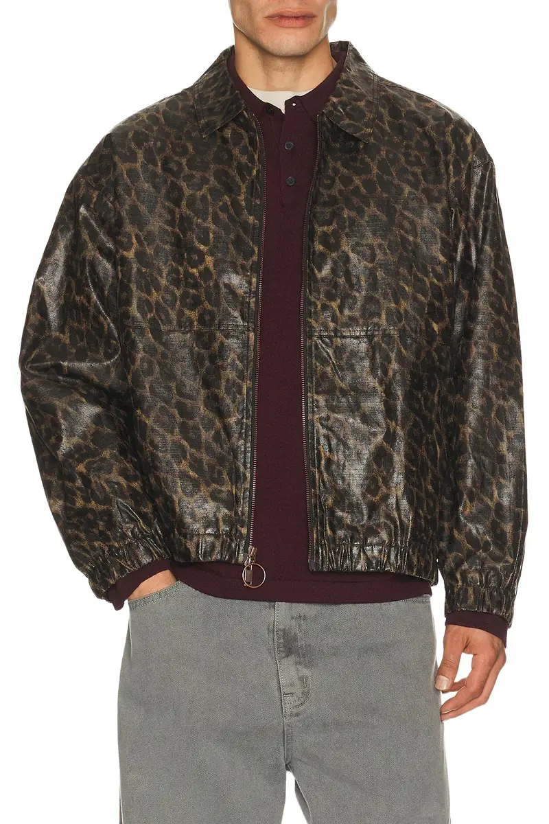 Pleasures Leopard Waxed Jacket