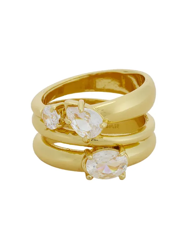 Angela Gold Ring Set
