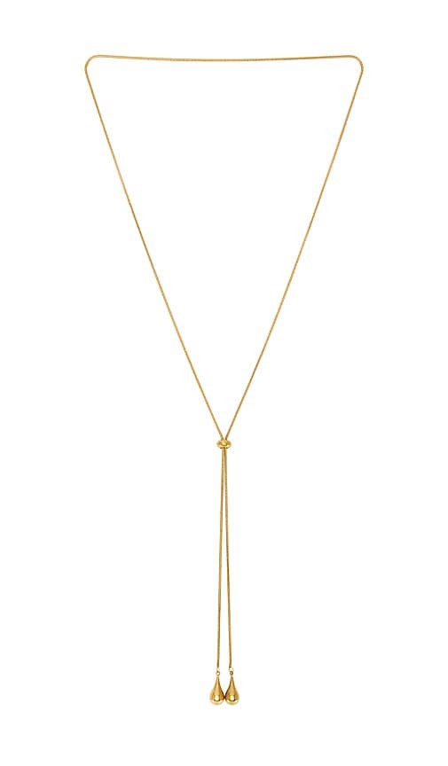 Metal Bolo Lariat Necklace