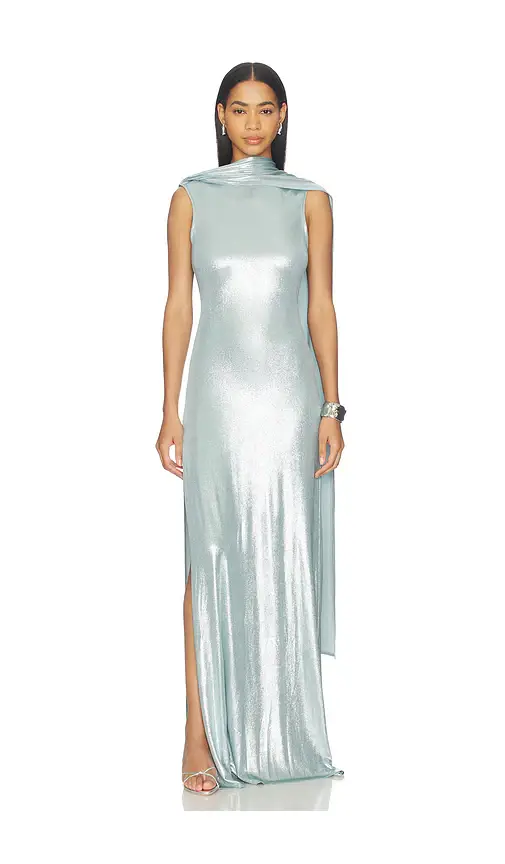 Sid Neigum Floor Length Reversible Cowl Dress | Thumbnail 2 Sid Neigum Floor Length Reversible Cowl Dress | Thumbnail 2