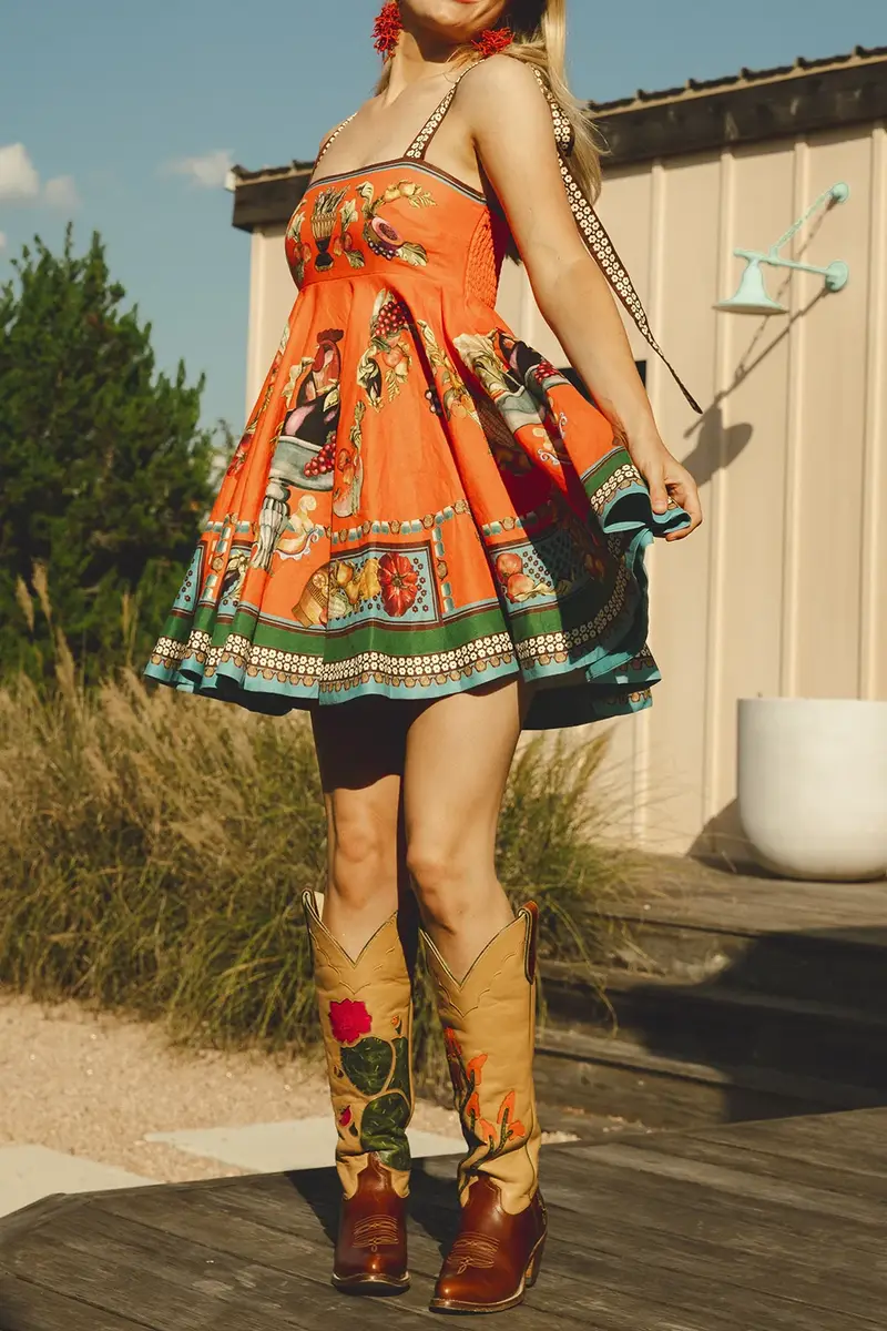 FRAULEIN BOOTS Cactus Cowboy Boot | Thumbnail 4 FRAULEIN BOOTS Cactus Cowboy Boot | Thumbnail 4