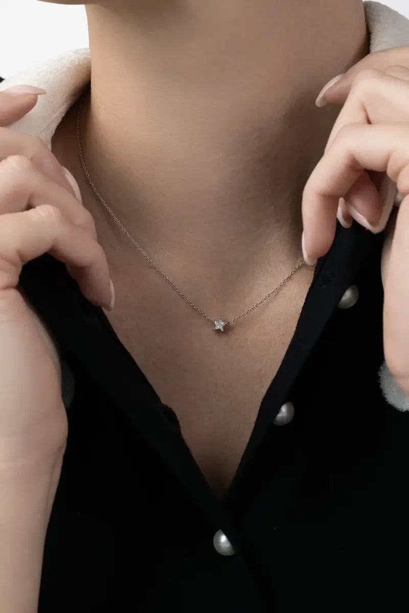 Melissa Kaye Diamond Star Stella Pendant Necklace | Thumbnail 2 Melissa Kaye Diamond Star Stella Pendant Necklace | Thumbnail 2