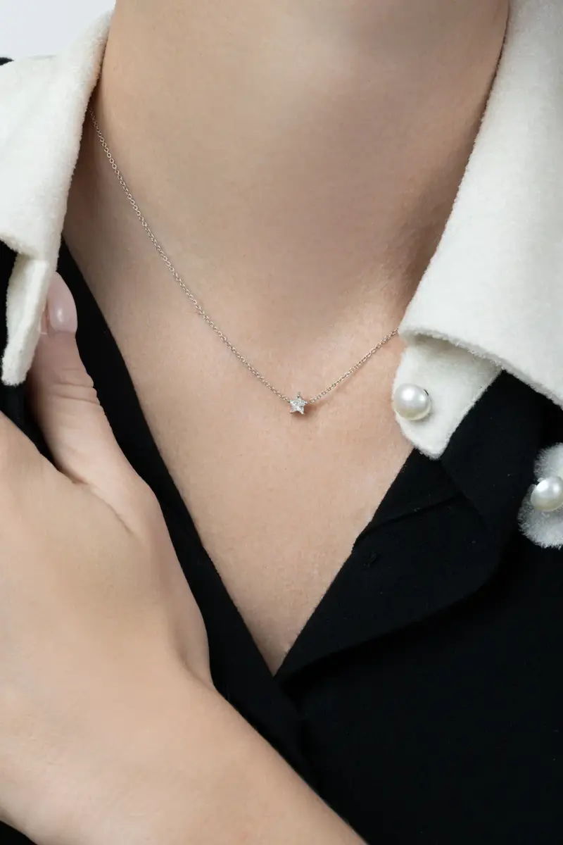 Melissa Kaye Diamond Star Stella Pendant Necklace | Thumbnail 4 Melissa Kaye Diamond Star Stella Pendant Necklace | Thumbnail 4