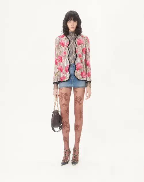 Valentino Garavani Embroidered Organza Jacket | Thumbnail 2 Valentino Garavani Embroidered Organza Jacket | Thumbnail 2