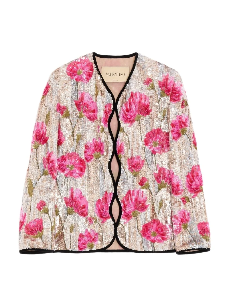 Embroidered Organza Jacket