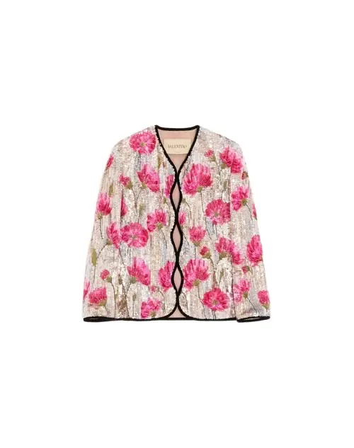 Embroidered Organza Jacket Embroidered Organza Jacket