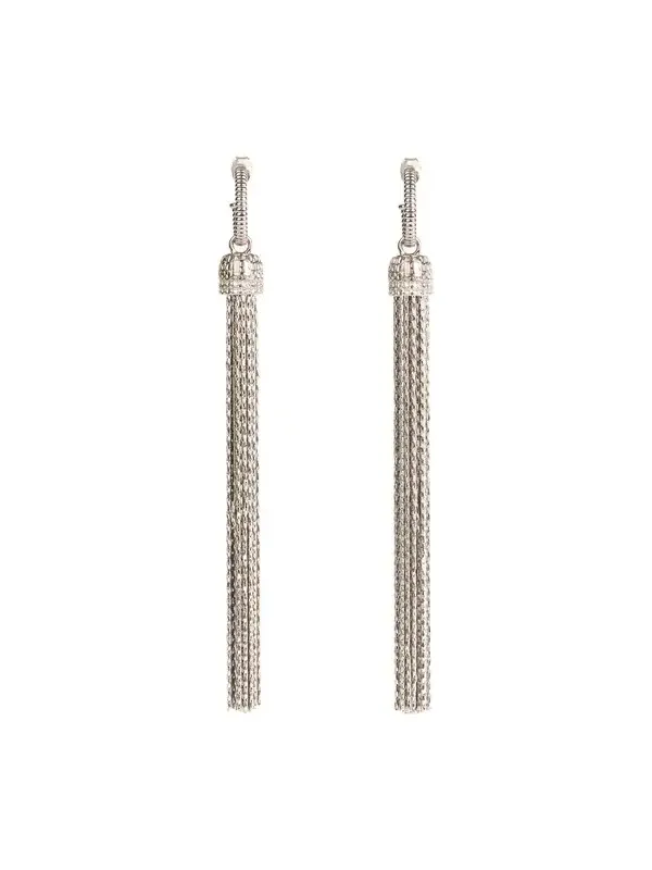 Balmain Brass tassel earrings