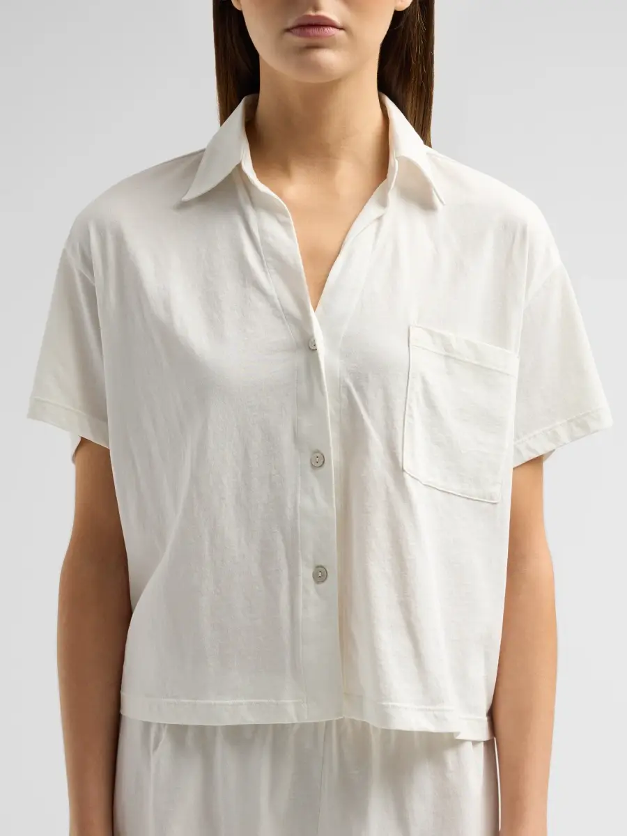 Eberjey Women's Pima Cotton Short Pajama Set | Thumbnail 5 Eberjey Women's Pima Cotton Short Pajama Set | Thumbnail 5