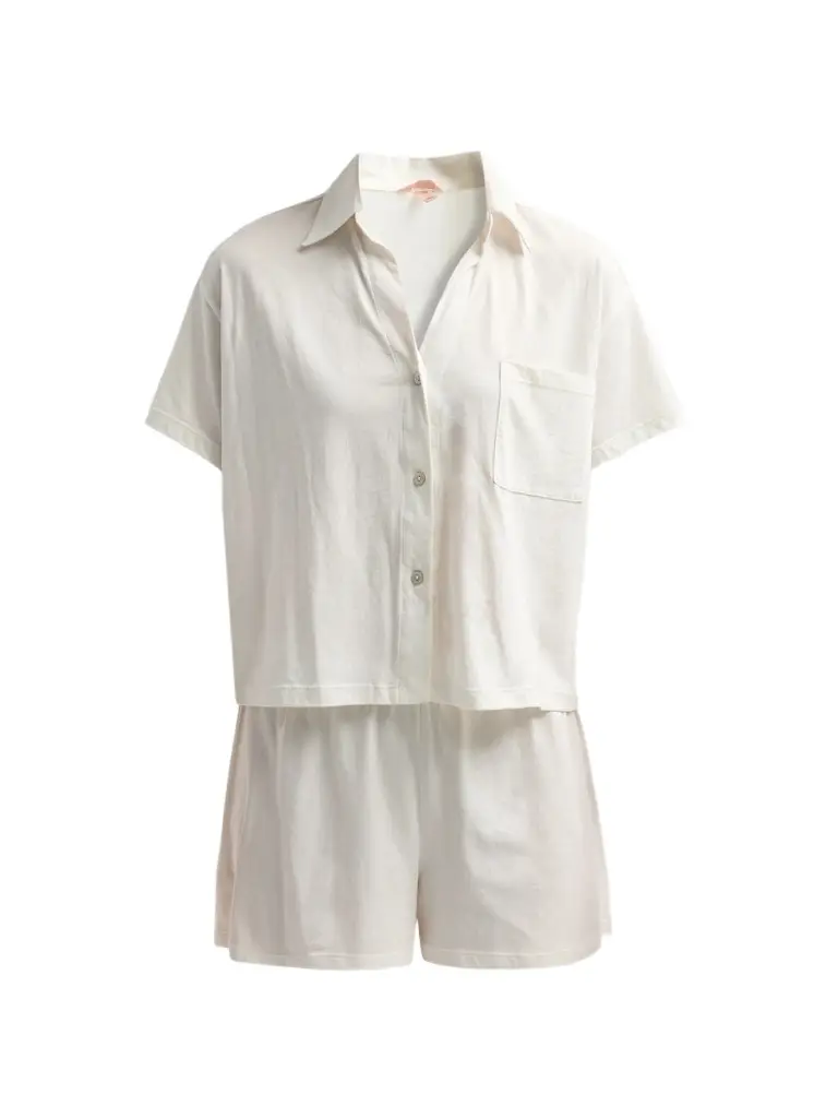 Women's Pima Cotton Short Pajama Set Women's Pima Cotton Short Pajama Set