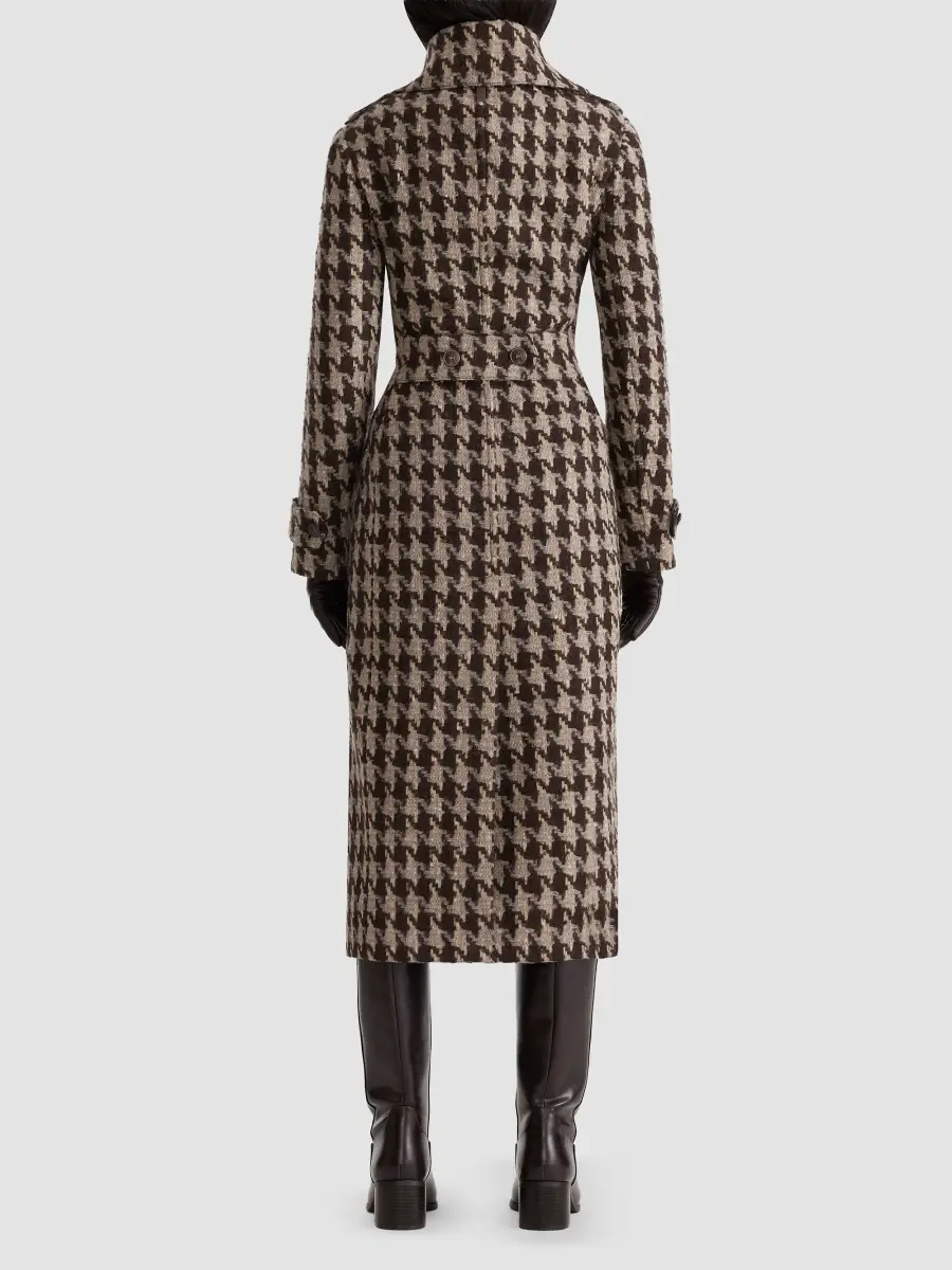 Mackage Women's Elodie Houndstooth Patterned Wool Coat | Thumbnail 3 Mackage Women's Elodie Houndstooth Patterned Wool Coat | Thumbnail 3