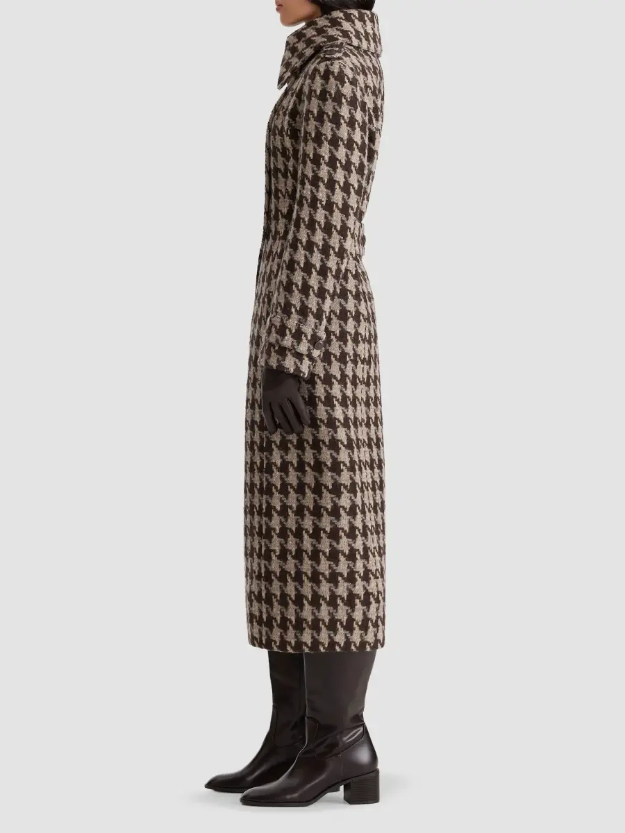 Mackage Women's Elodie Houndstooth Patterned Wool Coat | Thumbnail 6 Mackage Women's Elodie Houndstooth Patterned Wool Coat | Thumbnail 6