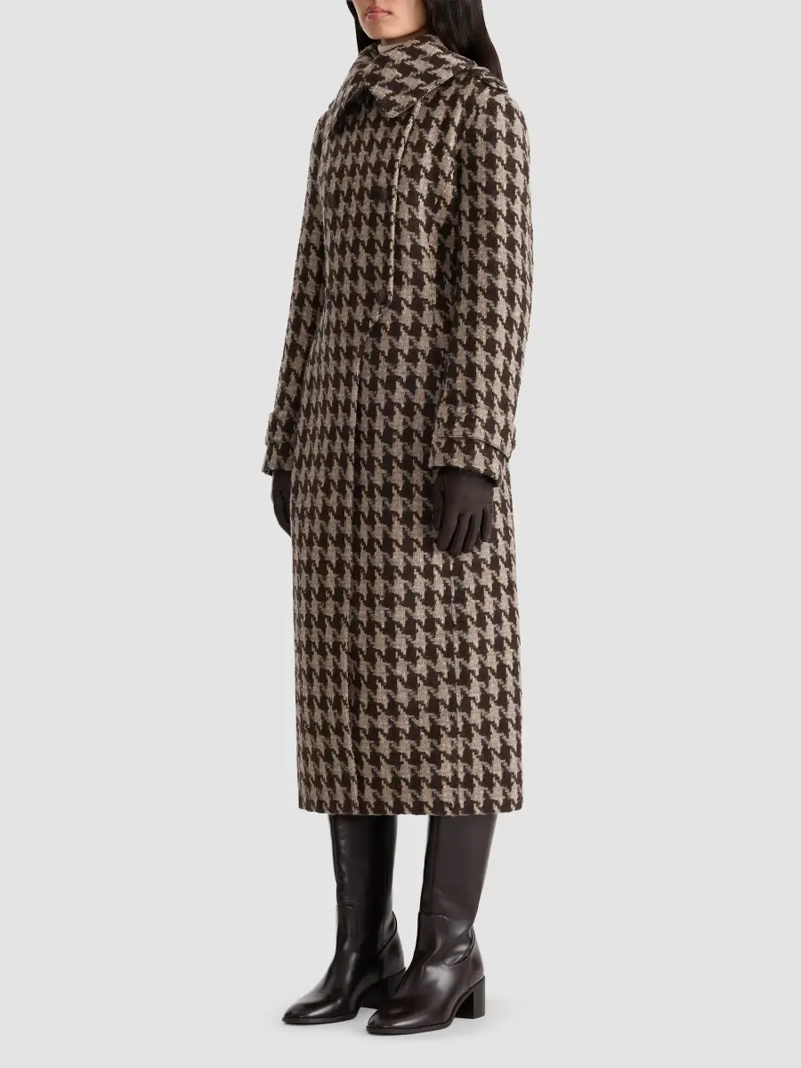 Mackage Women's Elodie Houndstooth Patterned Wool Coat | Thumbnail 7 Mackage Women's Elodie Houndstooth Patterned Wool Coat | Thumbnail 7