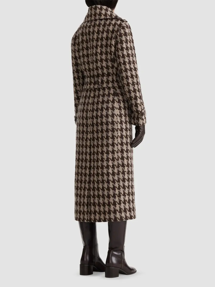 Mackage Women's Elodie Houndstooth Patterned Wool Coat | Thumbnail 8 Mackage Women's Elodie Houndstooth Patterned Wool Coat | Thumbnail 8