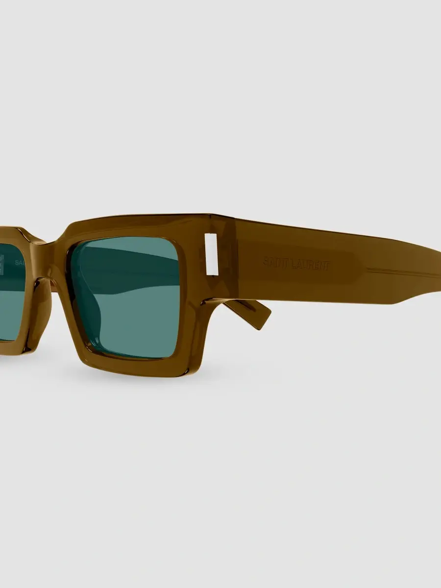 Saint Laurent Men's Squared Recycled Acetate Sunglasses | Thumbnail 3 Saint Laurent Men's Squared Recycled Acetate Sunglasses | Thumbnail 3