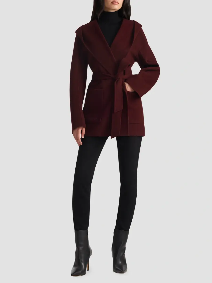 Mackage Women's Paya Double-Face Wool Bathrobe Wrap Coat | Thumbnail 2 Mackage Women's Paya Double-Face Wool Bathrobe Wrap Coat | Thumbnail 2
