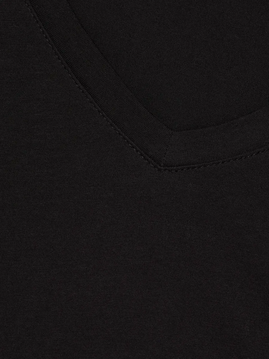 Vince Women's Plunging V-Neck T-Shirt | Thumbnail 7 Vince Women's Plunging V-Neck T-Shirt | Thumbnail 7