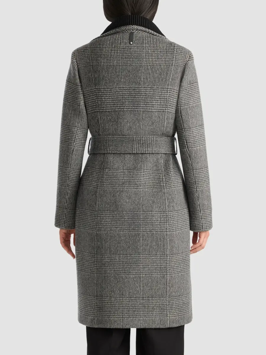 Mackage Women's Norita Glen Check Wool Coat | Thumbnail 3