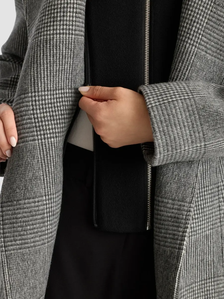 Mackage Women's Norita Glen Check Wool Coat | Thumbnail 6