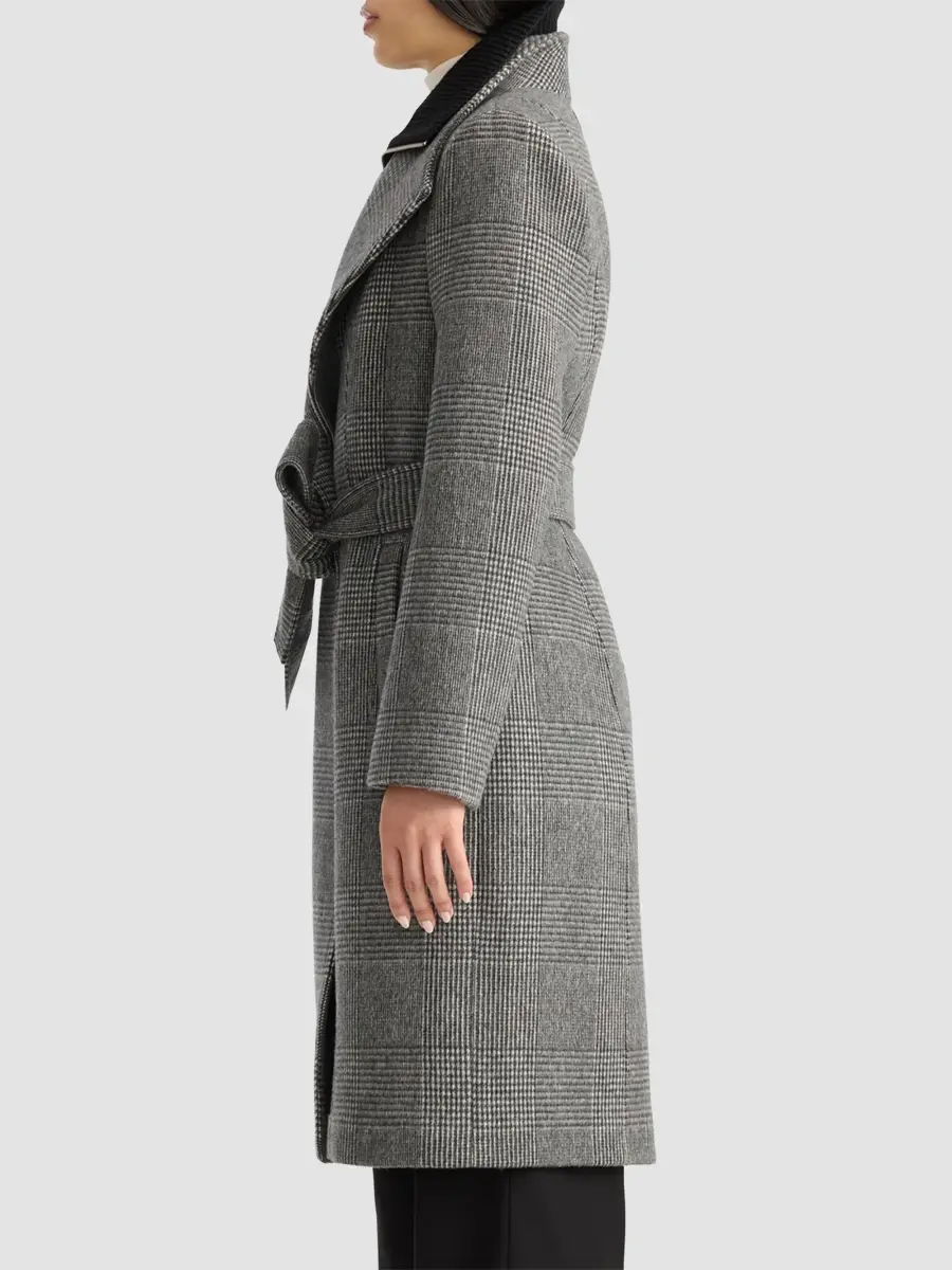 Mackage Women's Norita Glen Check Wool Coat | Thumbnail 7