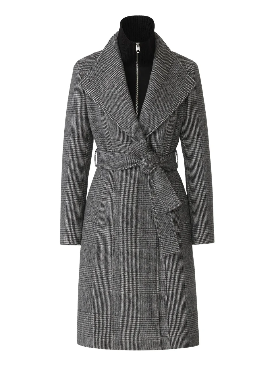 Women's Norita Glen Check Wool Coat Women's Norita Glen Check Wool Coat