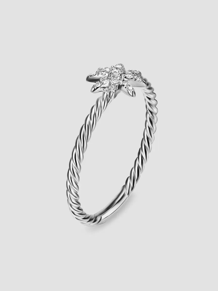 David Yurman Women's Petite Starburst Ring in Sterling Silver - Silver | Thumbnail 2 David Yurman Women's Petite Starburst Ring in Sterling Silver - Silver | Thumbnail 2