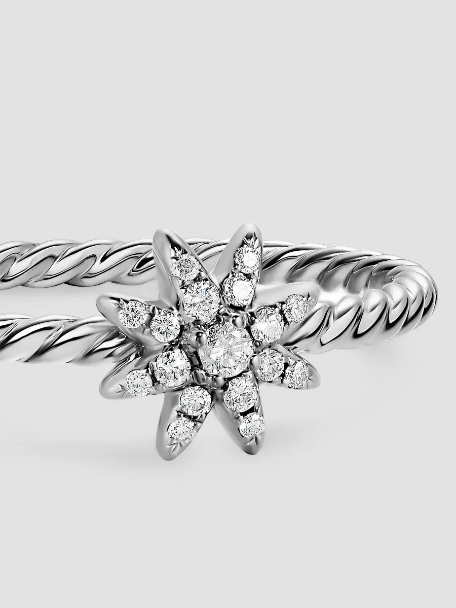David Yurman Women's Petite Starburst Ring in Sterling Silver - Silver | Thumbnail 4 David Yurman Women's Petite Starburst Ring in Sterling Silver - Silver | Thumbnail 4