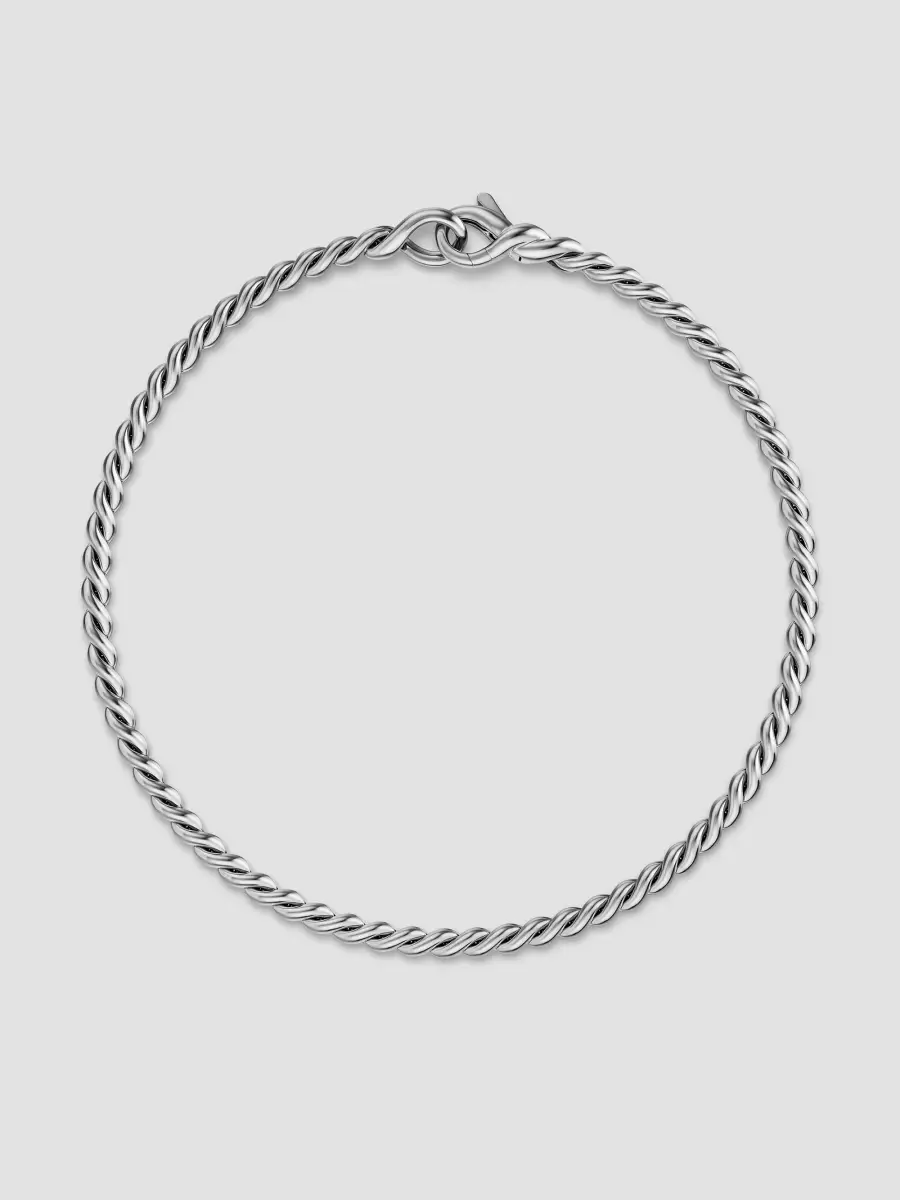 David Yurman Men's Sculpted Cable Chain Bracelet in Sterling Silver, 2.7MM | Thumbnail 3 David Yurman Men's Sculpted Cable Chain Bracelet in Sterling Silver, 2.7MM | Thumbnail 3
