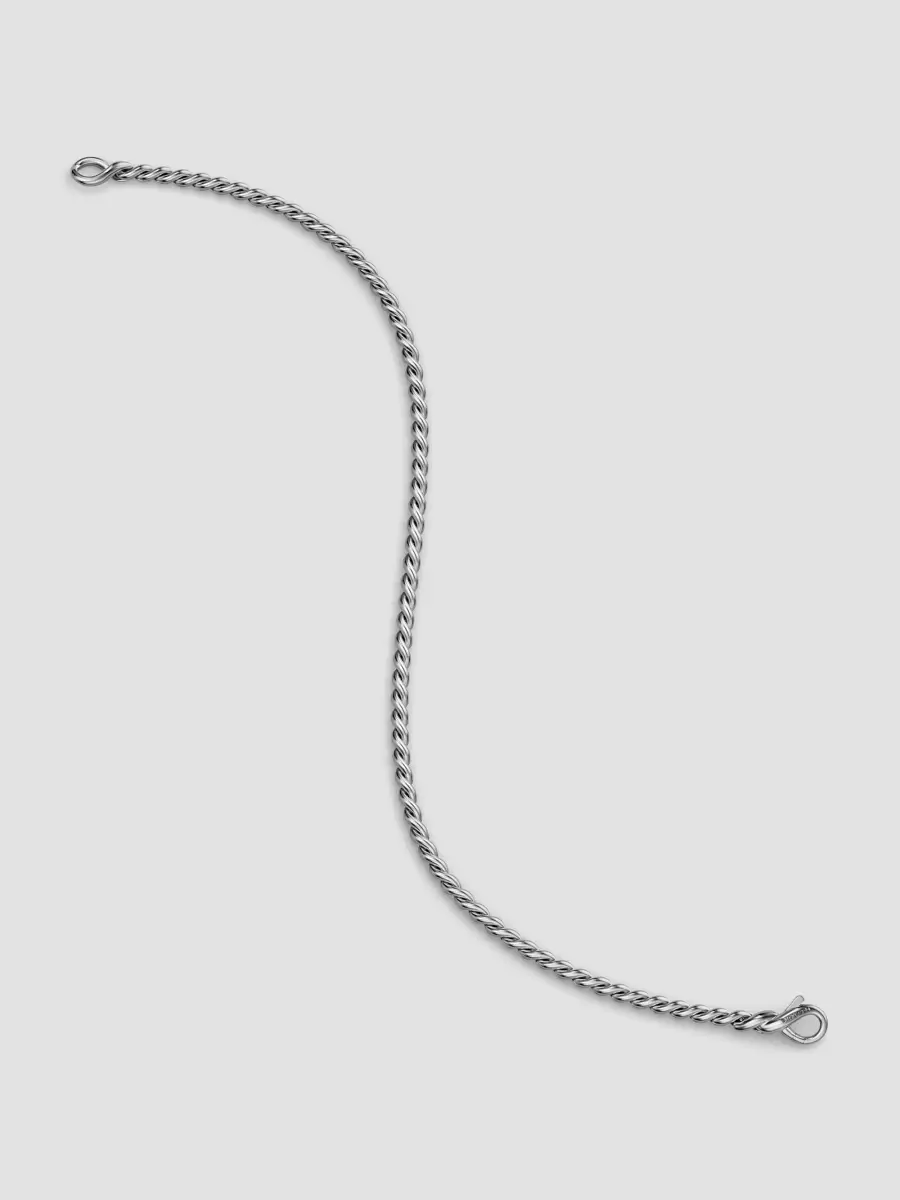 David Yurman Men's Sculpted Cable Chain Bracelet in Sterling Silver, 2.7MM | Thumbnail 4 David Yurman Men's Sculpted Cable Chain Bracelet in Sterling Silver, 2.7MM | Thumbnail 4