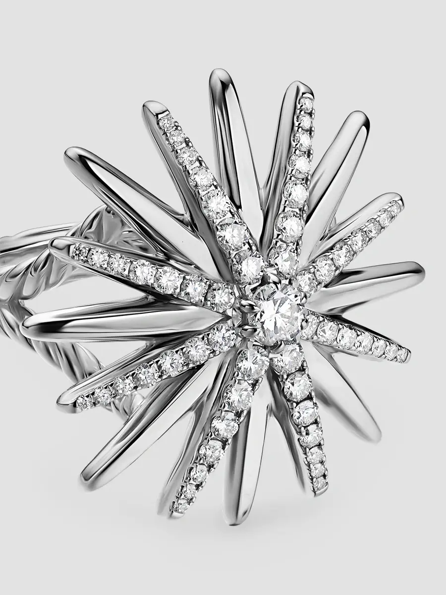 David Yurman Women's Starburst Ring in Sterling Silver - Silver | Thumbnail 4