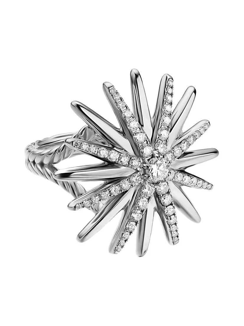 David Yurman Women's Starburst Ring in Sterling Silver - Silver | Thumbnail 1 David Yurman Women's Starburst Ring in Sterling Silver - Silver | Thumbnail 1