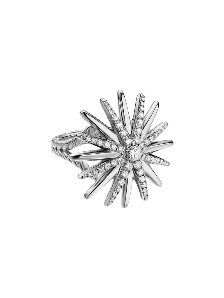 David Yurman Women's Starburst Ring in Sterling Silver - Silver