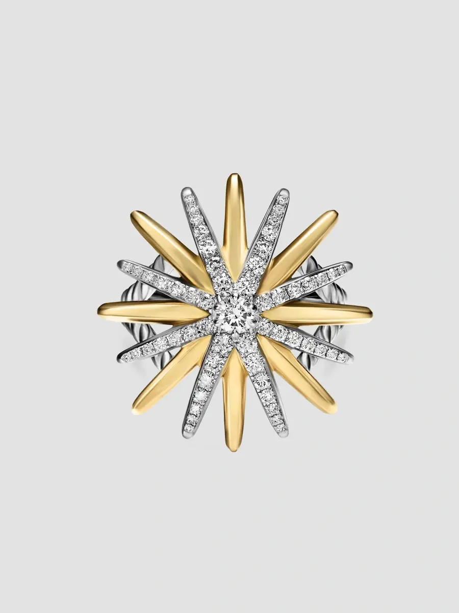 David Yurman Women's Starburst Ring in Sterling Silver - Silver Multi | Thumbnail 3 David Yurman Women's Starburst Ring in Sterling Silver - Silver Multi | Thumbnail 3
