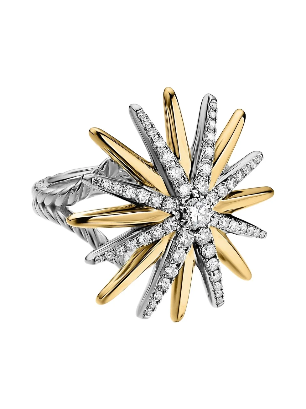 Women's Starburst Ring in Sterling Silver - Silver Multi Women's Starburst Ring in Sterling Silver - Silver Multi