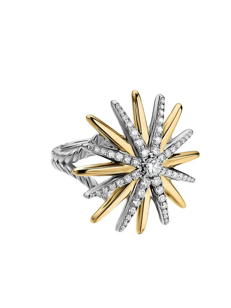 Women's Starburst Ring in Sterling Silver - Silver Multi Women's Starburst Ring in Sterling Silver - Silver Multi