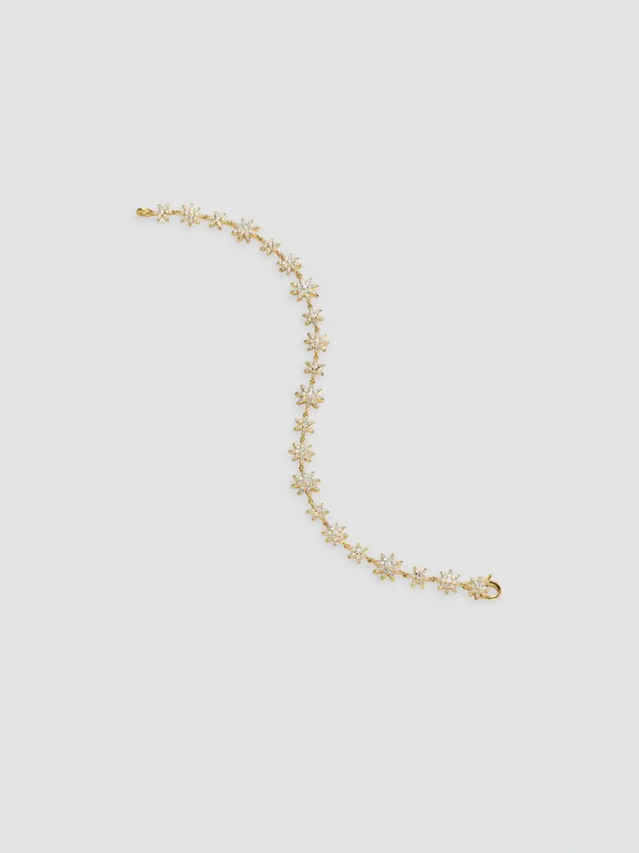 David Yurman Women's Petite Starburst Tennis Bracelet in 18K Yellow Gold | Thumbnail 3 David Yurman Women's Petite Starburst Tennis Bracelet in 18K Yellow Gold | Thumbnail 3