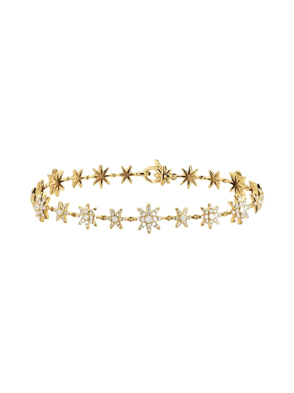 David Yurman Women's Petite Starburst Tennis Bracelet in 18K Yellow Gold